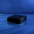 LED Lighted Gloss Black Wood Award Base (3.5"x3.5"x1")